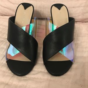 Block heel sandals